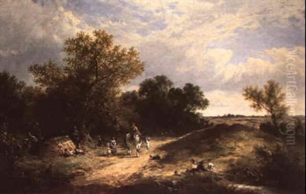 A Gypsy Encampment - view 1