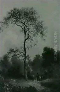 A Country Footpath by James Edwin Meadows