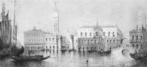 The Doges Palace, Venice by William Meadows