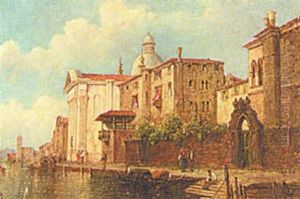 Venitian Canal Scene Venitian Canal Scene