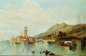 Italian Lake Scene (lake D'orta?) Italian Lake Scene (lake D'orta?)