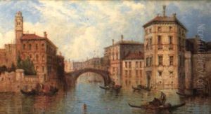 Venetian Canal Scenes by William Meadows