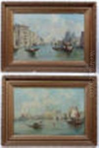 Across The Lagoon, Venice And The Grand Canal Looking Towards Santa Maria Della Salute by William G. Meadows