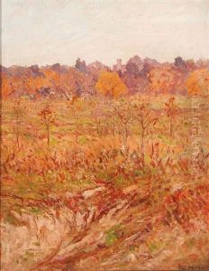 Impressionistic Fall Landscape by Lewis Henry Meakin