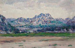 Purple Hills by Lewis Henry Meakin
