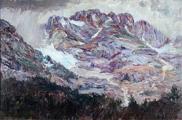 Light Rain, Rocky Mountains - view 1
