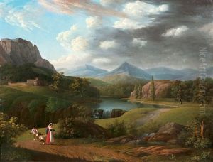 Campagna-landschaft by Jacob Wilhelm Mechau