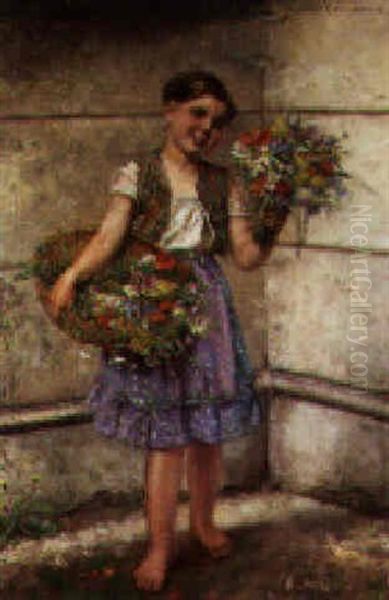 The Young Flower Seller - view 1