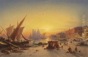 Venedig Im Abendlicht by Louis Mecklenburg