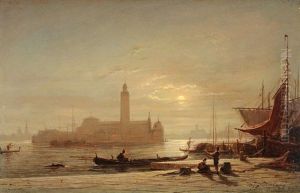 San Michele, Venedig by Louis Mecklenburg