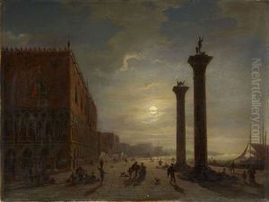 Venedig Bei Nacht by Louis Mecklenburg