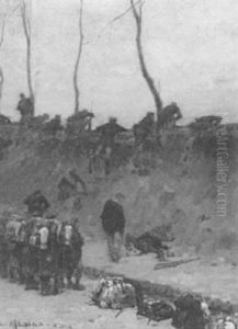 L'assaut by Eugene Medard