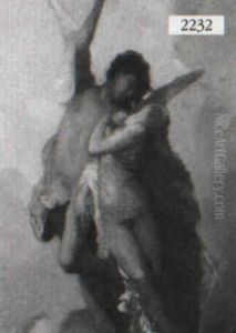 Amour And Psyche by Eugene Medard