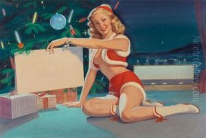 Christmas Pin-up by William J. Medcalf
