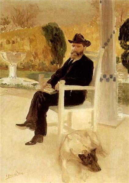 A Portrait Of A Seated Man - view 1