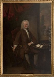 Full-length Portrait Of Andrew Gairdner In Brown Coat by John Medina