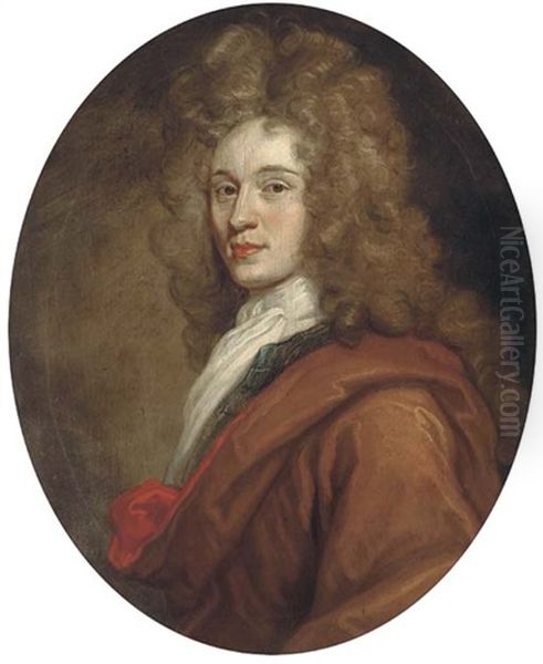 Portrait Of James Graham (1682-1742), 1st Duke Of Montrose, Half-length, In A Brown Cloak And White Cravat - view 1