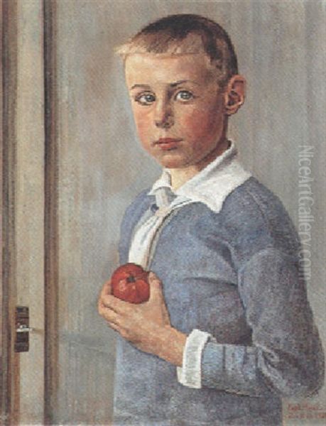 Bub Mit Apfel - view 1