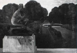 Im Park Von Versailles by Karl Mediz