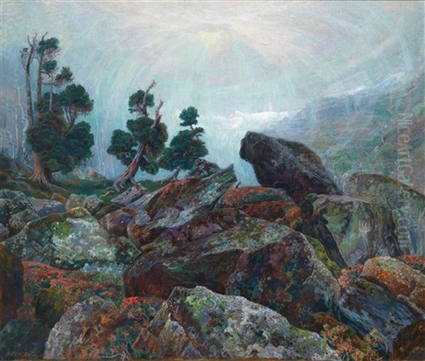 Wetterzirbeln Auf Zyklonengestein - view 1