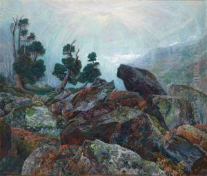 Wetterzirbeln Auf Zyklonengestein