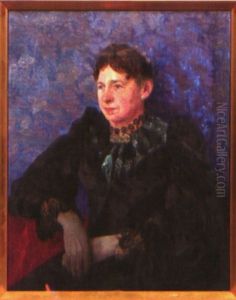 Bildnis Der Mutter Der Kunstlerin by Emilie Mediz-Pelikan