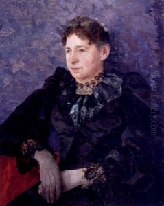 Bildnis Der Mutter Der Kunstlerin by Emilie Mediz-Pelikan