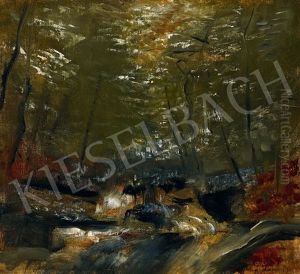 Brook In The Forest by Laszlo Mednyanszky
