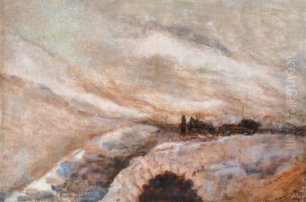 Bridge At Winter - view 1