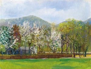 Parkland With A House