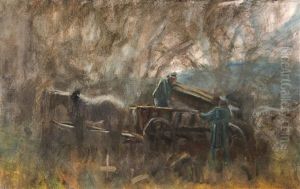 Taking Off The Coffin (dead-cart)