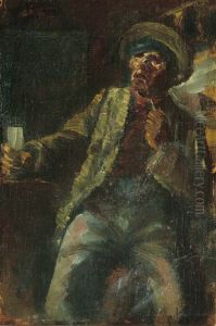 Drinker, On The Reverse: Soldiers by Laszlo Mednyanszky