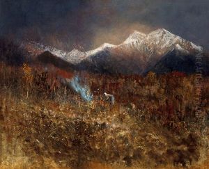Builiding A Fire (in The Tatras)