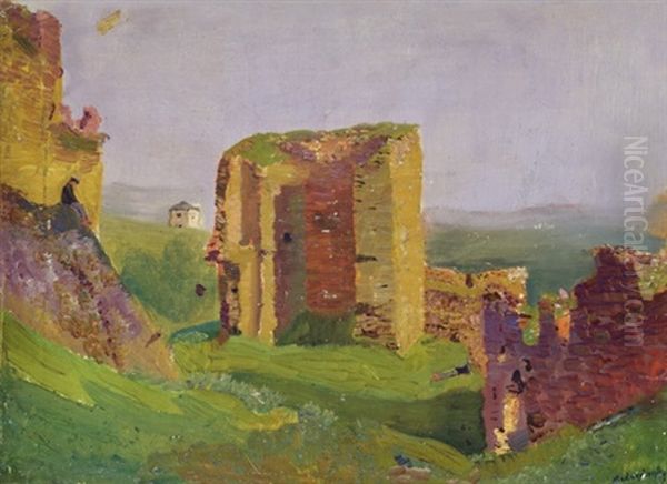 Ruins Of Becko With Figures - view 1