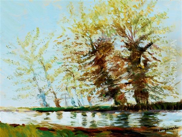 Riverbank In Spring - view 1