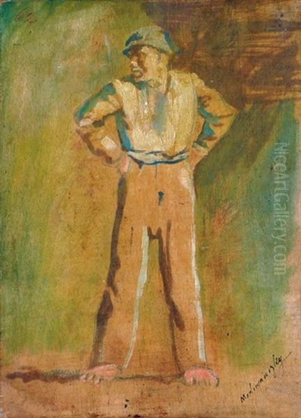Standing Corner-man - view 1