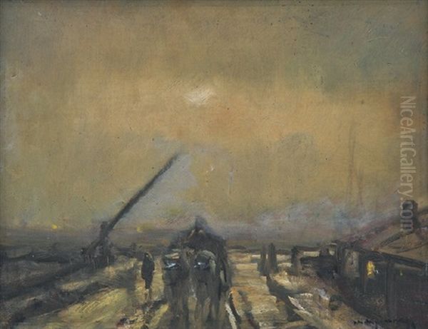 Crossing At Dusk - view 1