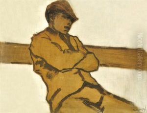 Sitting On The Bench by Laszlo Mednyanszky