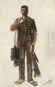 Chimneysweep by Laszlo Mednyanszky