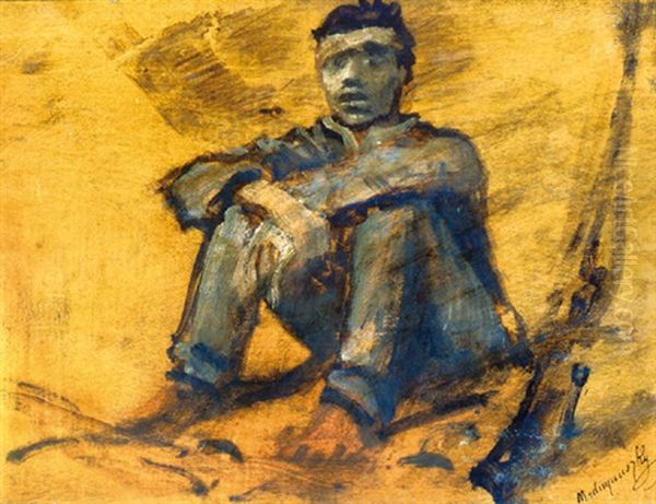 Resting Soldier (+ Prostrated Soldier, Verso) - view 1