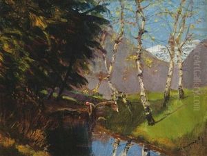 Nyirfak A Patakparton (birch Trees By The Brook)