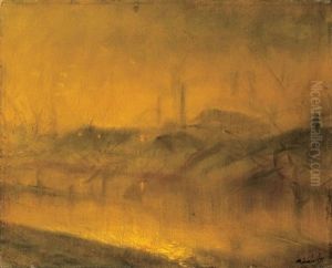 Alkonyi Fenyek (sunset Lights) by Laszlo Mednyanszky