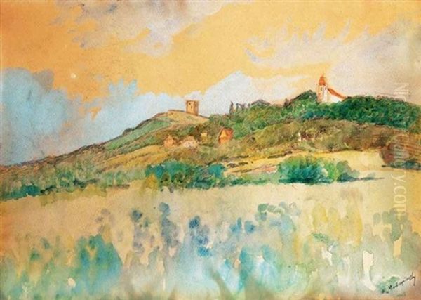 Felvideki Taj Varral (landscape With A Castle) - view 1