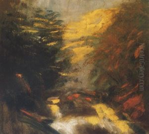 Zugo Patak Derengo Fenyekkel (babbling Brook In Dawning Lights)
