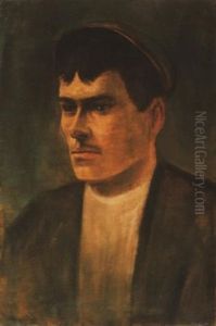Kalapos Fiu (boy In A Hat) by Laszlo Mednyanszky