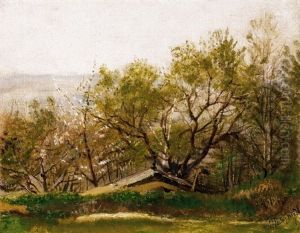 Viragzo Fak (blooming Trees) by Laszlo Mednyanszky