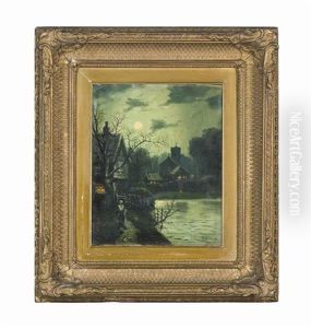 A Walk By Moonlight by Walter Linsley Meegan