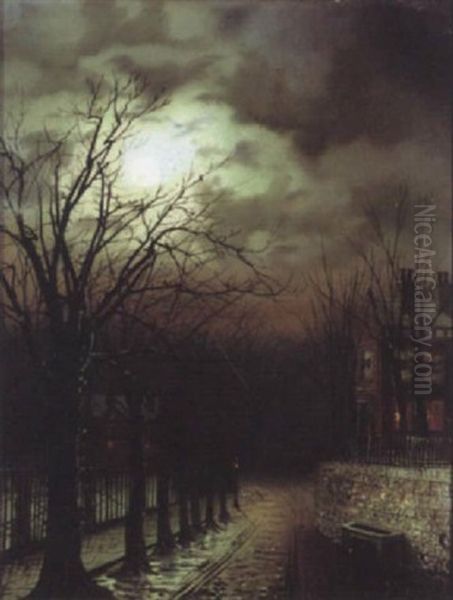 Moonlit Street - view 1