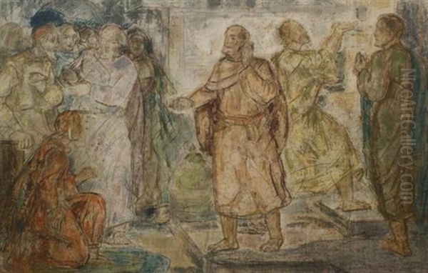 Christ With The Apostles - view 1