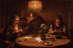 Playing The Piano In The Living Room by Han Van Meegeren